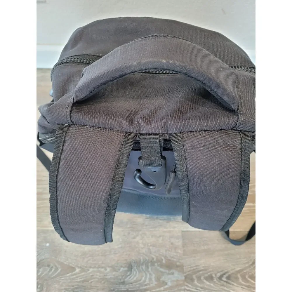 Sports Backpack Ball Bag Black Football Soccer‎ Basketball Shoe Compartment #2